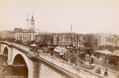 London Bridge, late 19th century by English Photographer